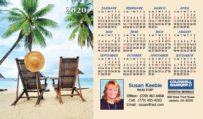 Real Estate Jumbo Postcard Calendars